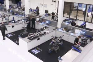 Das Yamaha Factory Racing MXGP Hauptquartier im belgischen Genk