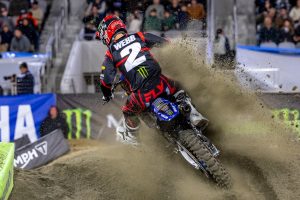 Cooper Webb könnte sich beim Press Day des Supercross Arlington verletzt haben.