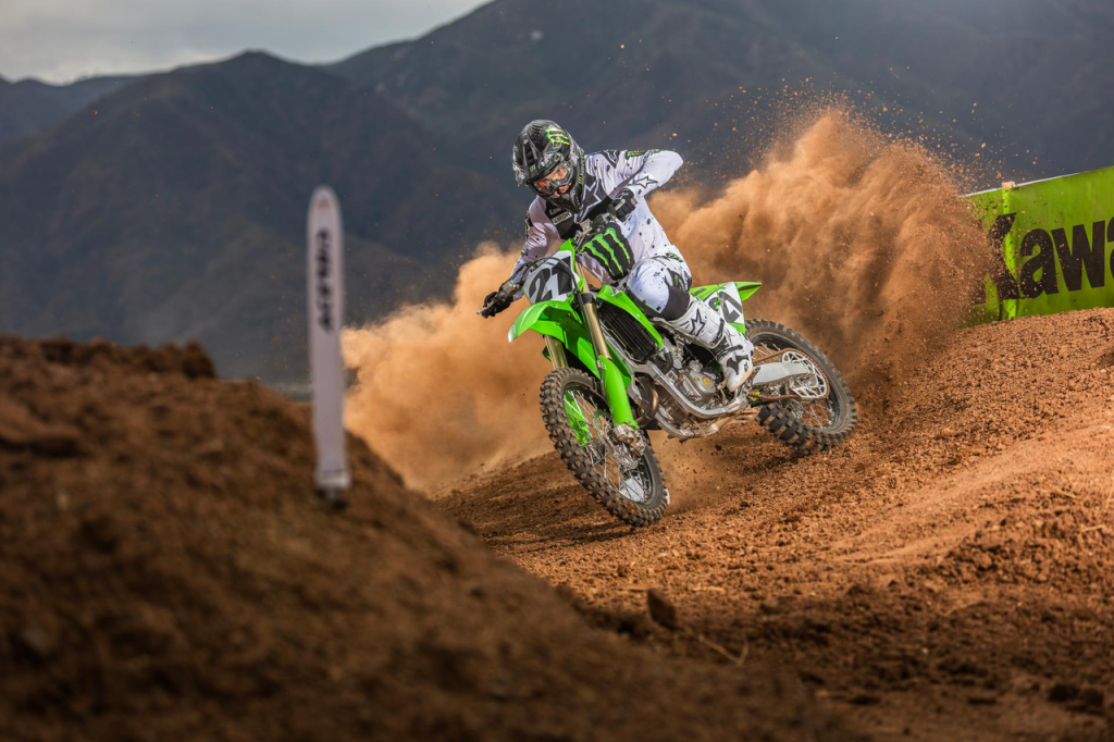 Jason Anderson auf einer Kawasaki KX450