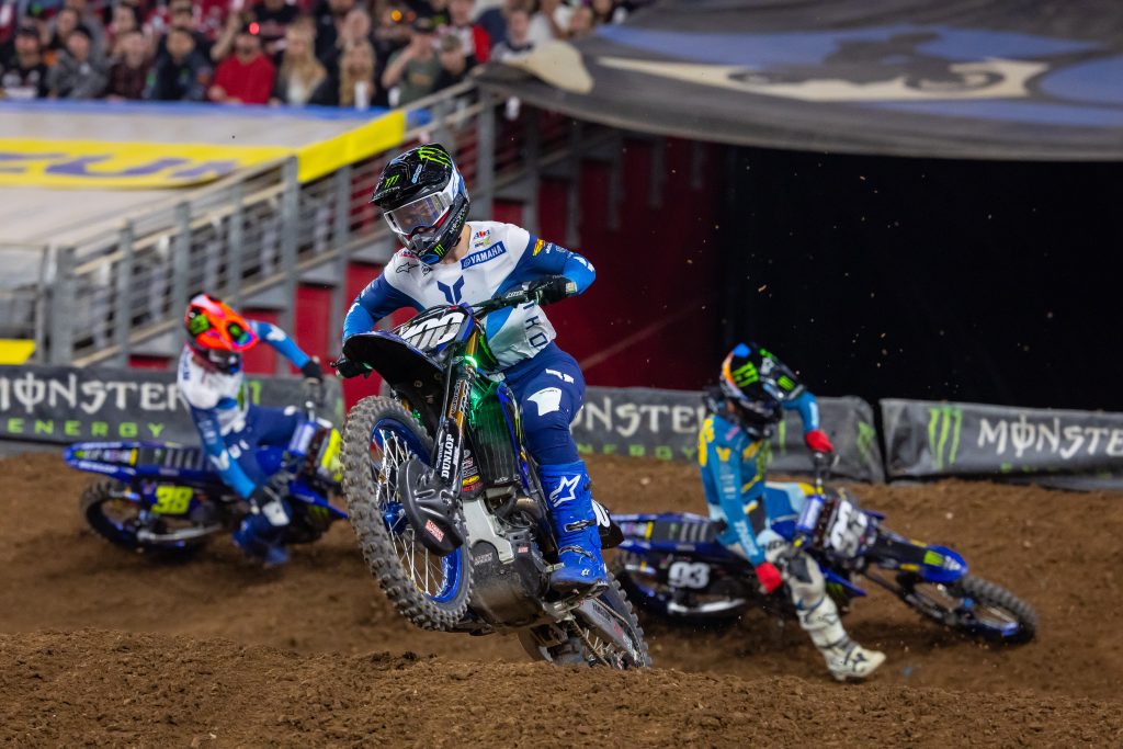 Cole Davies (100) verletzte sich offenbar am Arm beim Finale in Salt Lake City