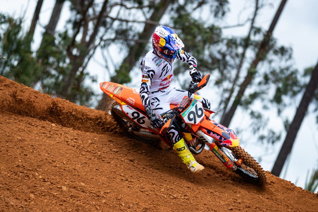 Lucas Coenen holte in Agueda seinen zweiten MXGP Saisonsieg.