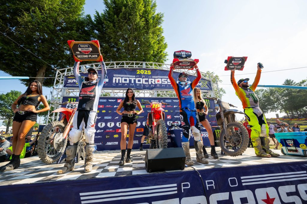 450MX-Podium beim Southwick National 2025.