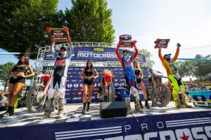 450MX-Podium beim Southwick National 2025.