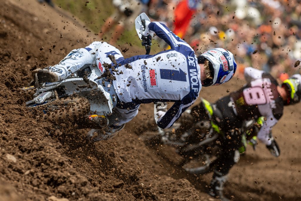 Kay de Wolf beim MXGP of Germany im Zweikampf mit Camden McLellan