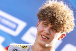 Markuss Kokins hatte beim ADAC MX Masters Dreetz allen Grund zu lachen.