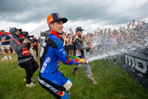 Tom Vialle feiert sein Podium in High Point.
