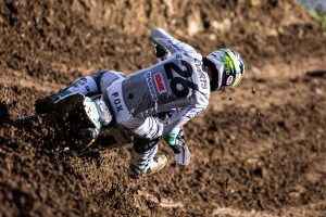 Liam Everts verletzt sich beim MXGP in Finnland.