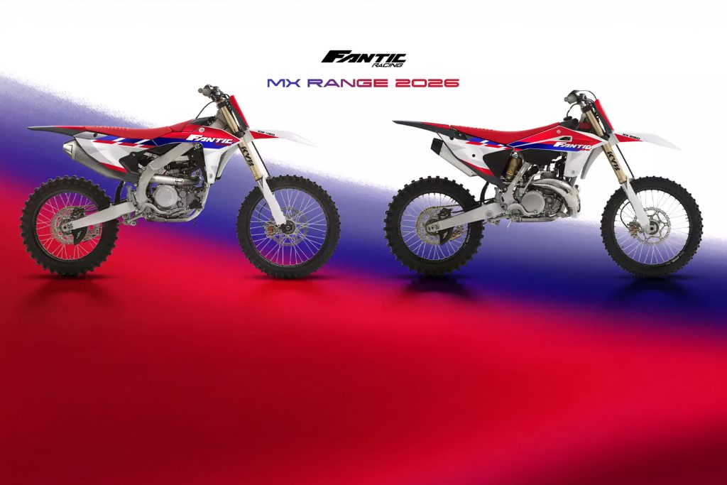 Fantic stellt die MX Bikes der Jahrgangs 2026 vor.