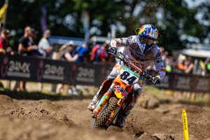 Jeffrey Herlings bei seinem ADAC MX Masters Gastauftritt in Dreetz 2025.