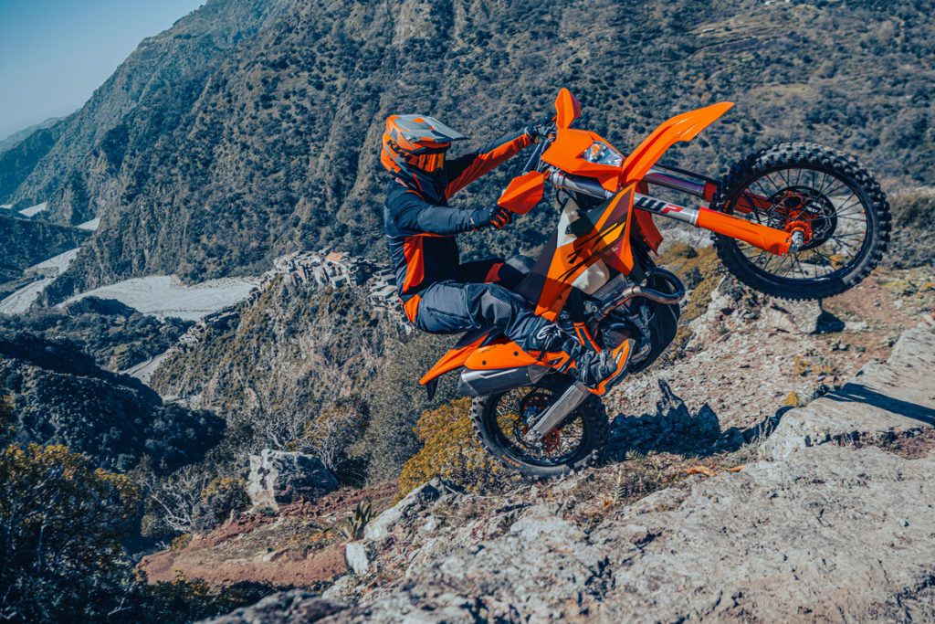 Die KTM ENDURO Modelle des Jahrgangs 2026.