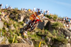 Jeffrey Herlings beim MXGP of Sweden, bei dem er Zweiter wurde.