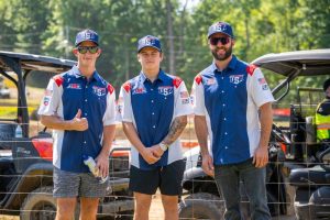 Das U.S. Motocross Team für das MXoN 2025. Chase Sexton, Haiden Deegan und Eli Tomac. (v.l.n.r.)