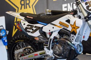Die Husqvarna von Malcolm Stewart bleibt an diesem Wochenende ohne Fahrer.