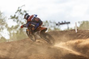 Jeffrey Herlings strauchelte etwas beim Qualifying Race des MXGP Australia 2025