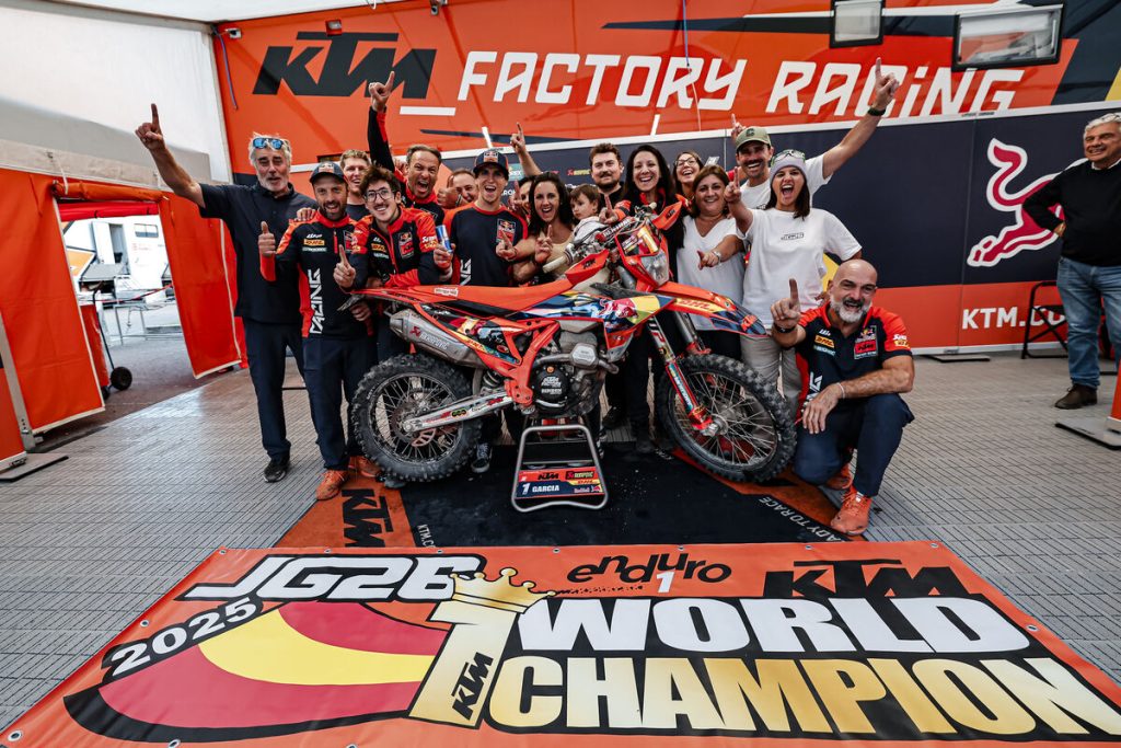 Josep Garcia krönte sich beim EnduroGP in Italien zum Champion.
