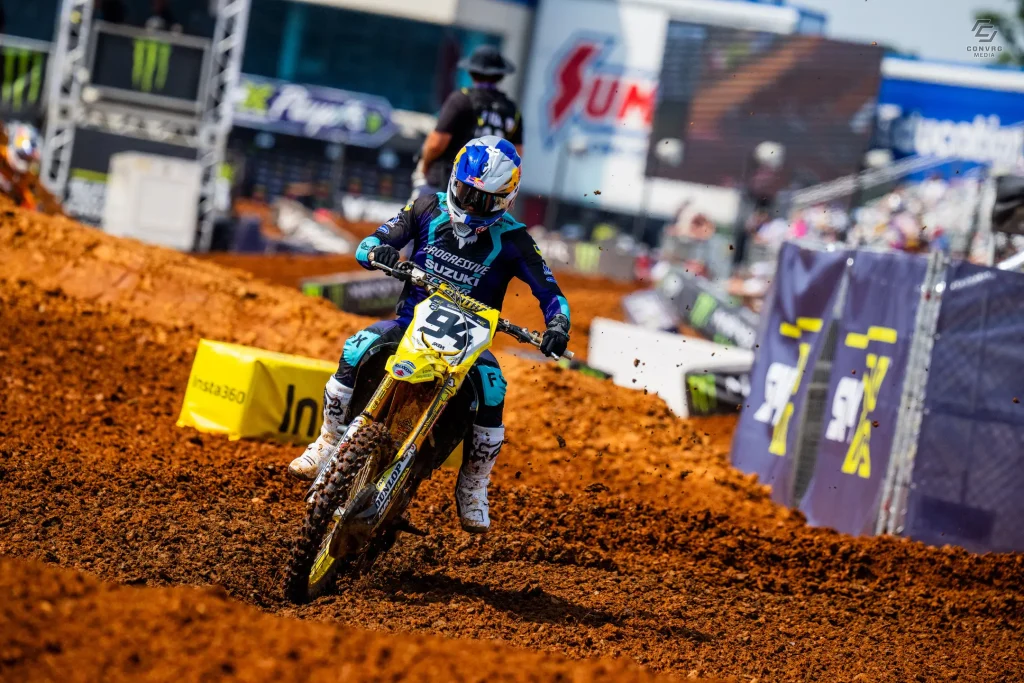 Ken Roczen auf der Pipes Motorsports Suzuki