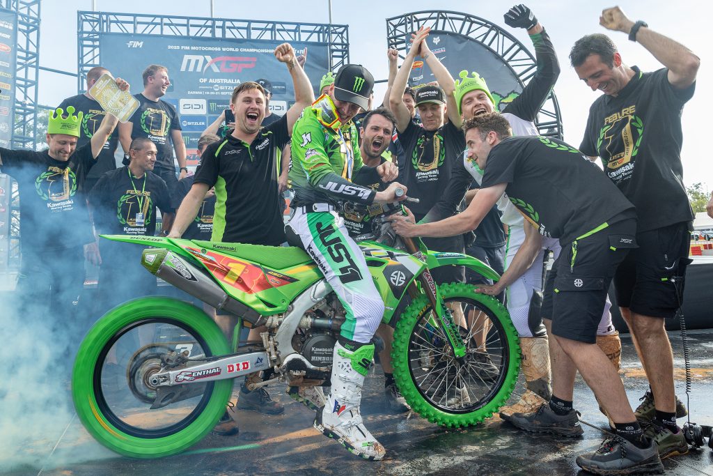 Romain Febvre ließ nach dem Titelgewinn die Fetzen fliegen