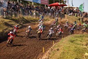 Start der DMX Open - Mit dabei Constantin Piller (#532), der es in den Strafbericht schaffte.