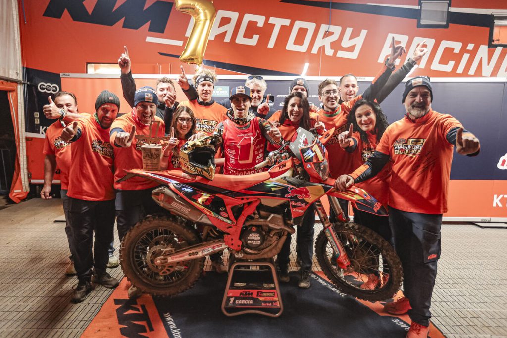 Josep Garcia verteidigt seinen EnduroGP Titel beim Finale der Serie in Zschopau