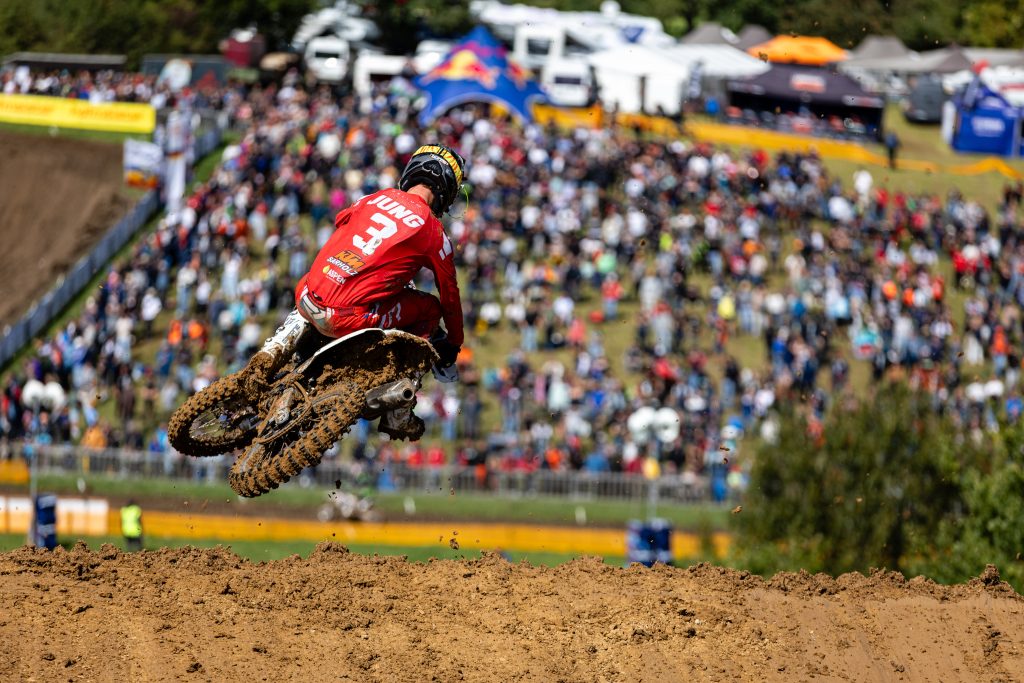Linus Jung 2025 beim ADAC MX Masters Finale in Holzgerlingen.