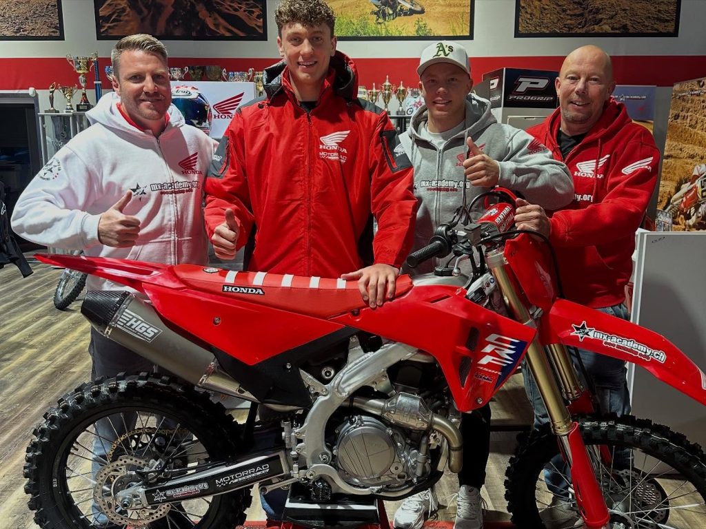 Nico Greutmann mit seinem neuen Team