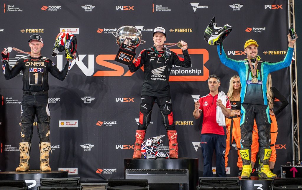 Die Podien der FIM World Supercross (WSX) seht ihr in diesem Jahr live auf Fuel TV