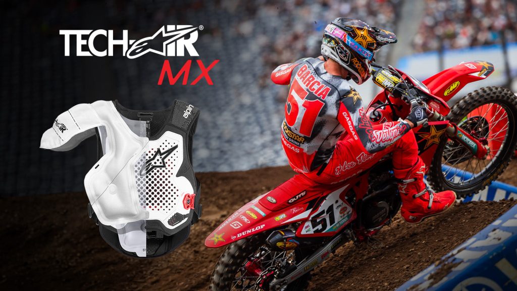 Barcia war Testpilot des Alpinestars ech-Air® MX.