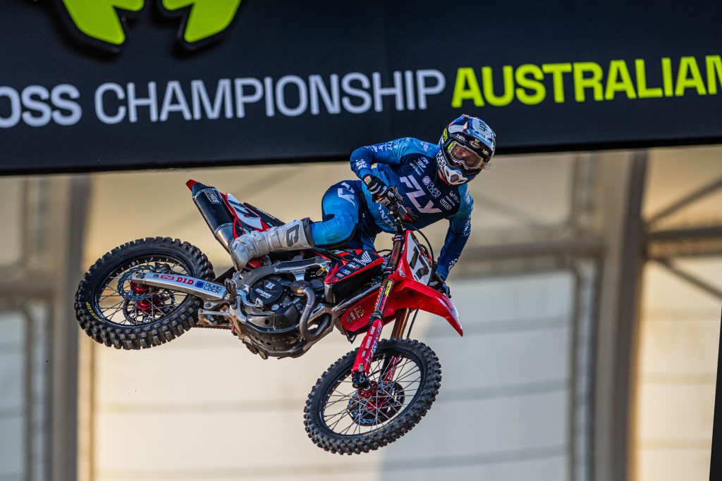 Joey Savatgy geriet beim WSX Lauf in Melbourne mit Haiden Deegan aneinander