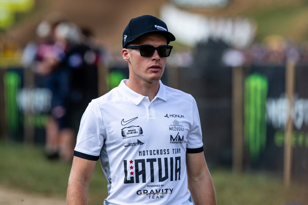 Pauls Jonass startete beim MXoN 2025 für das Team Lettland.
