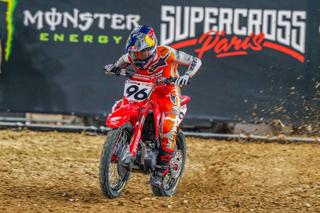 Hunter Lawrence ist einer der Top-Piloten beim Supercross Paris 2025.