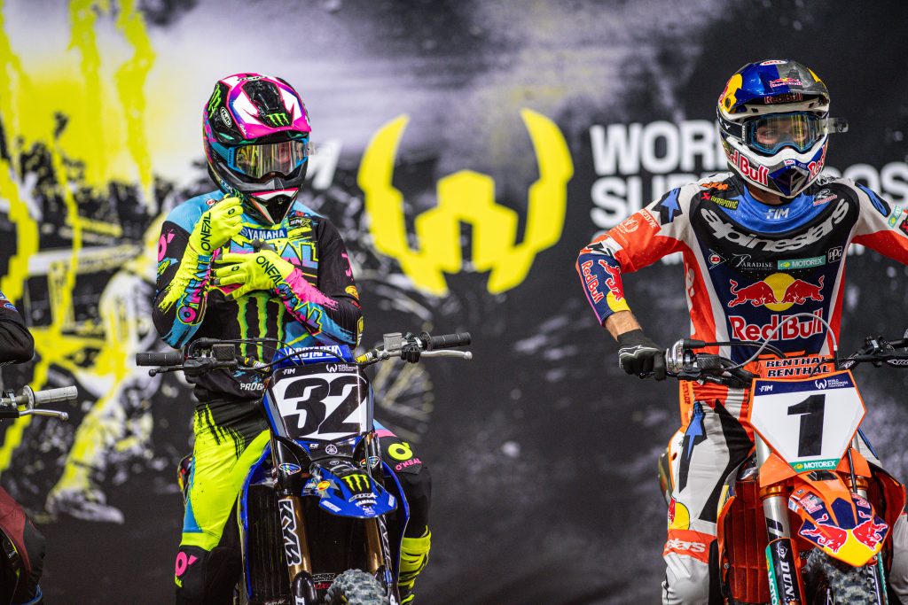 Die Wild Card Piloten der zweiten WSX Runde: Justin Cooper (#32) und Eli TOMAC (#1)