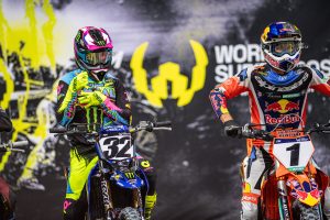 Die Wild Card Piloten der zweiten WSX Runde: Justin Cooper (#32) und Eli TOMAC (#1)