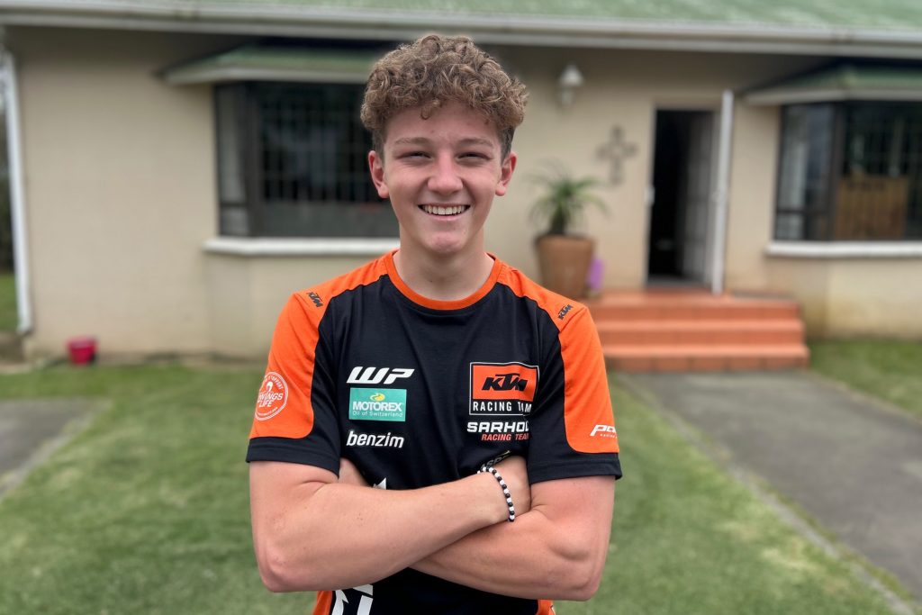 Trey Cox in KTM Sarholz Teamkleidung