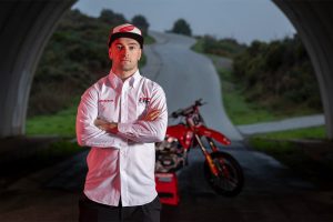 Jeffrey Herlings in Honda HRC Teambekleidung