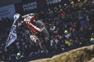 Josep Garcia bei der zweiten Runde der SuperEnduro WM in Riesa.