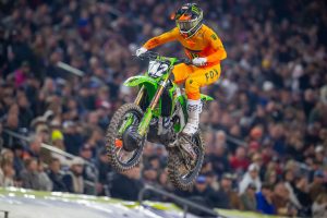 Cameron McAdoo auf der Pro Circuit Kawasaki beim Triple Crown in Houston