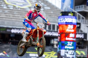 Jorge Prado musste nach einem Sturz das Main Event des Seattle Supercross auslassen