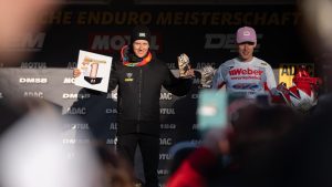 Jeremy Sydow gewinnt auf Triumph den Auftakt der Deutschen Enduromeisterschaft DEM in Dahlen