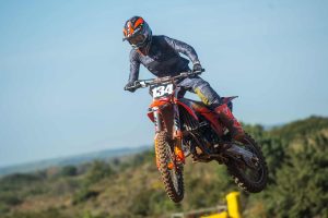 Jinyu Yang wagte beim MXGP of Sardegna in Riola Sardo den Einstieg in die EMX125