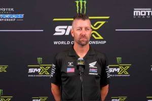 Lars Lindström bei der Pre Pressekonferenz zum Philadelphia Supercross 2026
