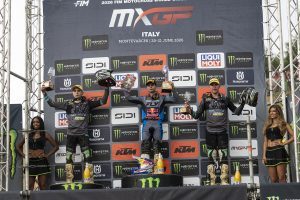 MX2 Podium des MXGP of Italy in Montevarchi