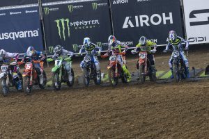 Start der MXGP Klasse beim Grand Prix in Montevarchi