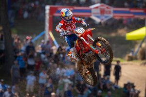 Sacha Coenen bei seinem Gatsauftritt in der AMA Pro Motocross Serie in Southwick