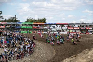 Start der MXGP Klasse beim Grand Prix in Foxhills