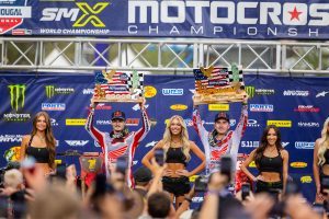 In Washougal standen Jett und Hunter Lawrence noch gemeinsam auf dem Podium