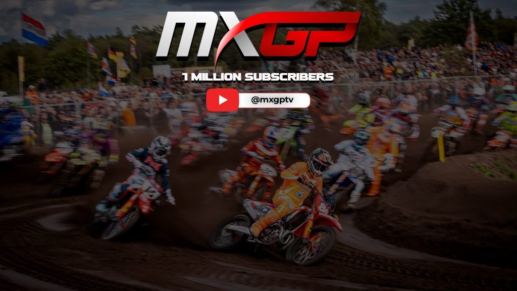 Die MXGP hat mit ihrem Youtube Kanal die 1 Million Abonennten Marke geknackt
