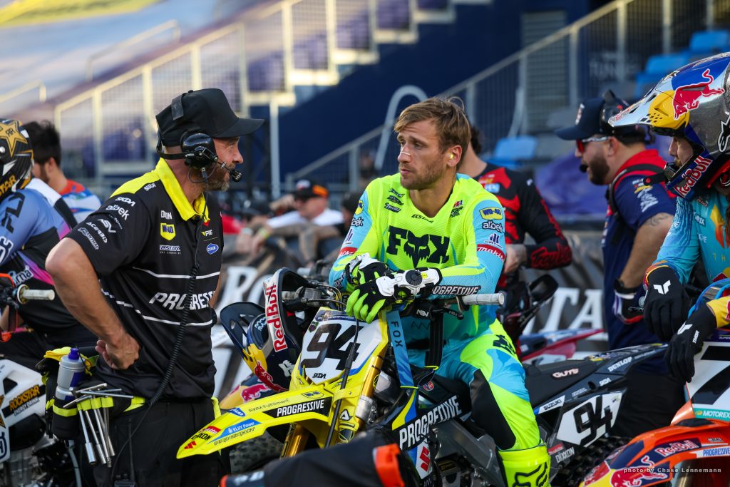 Ken Roczen beim zweiten Playoff der SMX Saison 2026