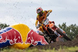 Ryan Oppliger bei seinem 250 Viertakt Debüt in Vellahn