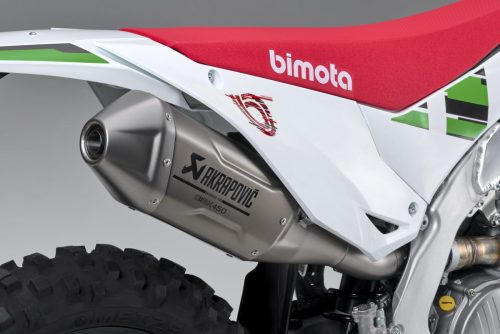 Bimota BX450 mit Akrapovic